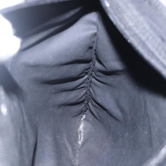 PRADA Shoulder Bag Nylon Black Silver Auth 144491