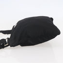PRADA Shoulder Bag Nylon Black Silver Auth 144491-3