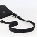 PRADA Shoulder Bag Nylon Black Silver Auth 144491-7