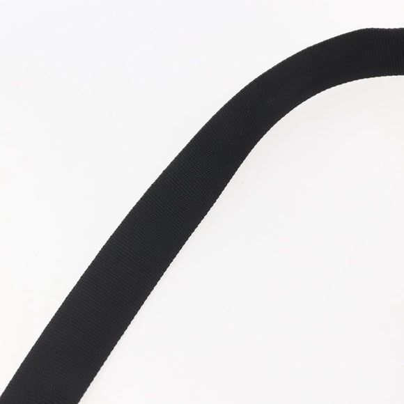 PRADA Shoulder Bag Nylon Black Silver Auth 144491