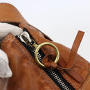 Chloe Betty Shoulder Bag Leather Brown Silver gold Auth 144492-10