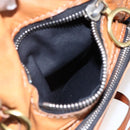 Chloe Betty Shoulder Bag Leather Brown Silver gold Auth 144492-23