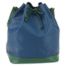 LOUIS VUITTON Epi Noe Shoulder Bag Bicolor Green Blue M44044 LV Auth 144494-1