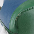 LOUIS VUITTON Epi Noe Shoulder Bag Bicolor Green Blue M44044 LV Auth 144494-16