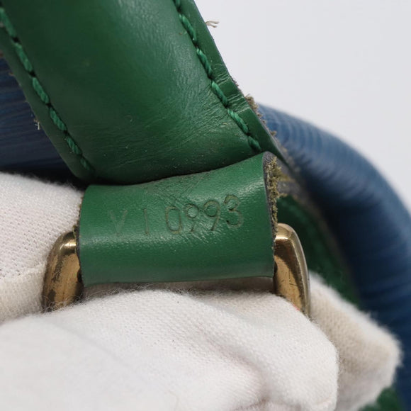 LOUIS VUITTON Epi Noe Shoulder Bag Bicolor Green Blue M44044 LV Auth 144494