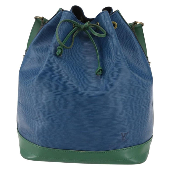 LOUIS VUITTON Epi Noe Shoulder Bag Bicolor Green Blue M44044 LV Auth 144494