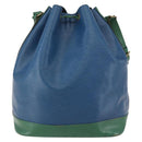 LOUIS VUITTON Epi Noe Shoulder Bag Bicolor Green Blue M44044 LV Auth 144494-2