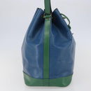 LOUIS VUITTON Epi Noe Shoulder Bag Bicolor Green Blue M44044 LV Auth 144494-3