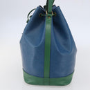 LOUIS VUITTON Epi Noe Shoulder Bag Bicolor Green Blue M44044 LV Auth 144494-4