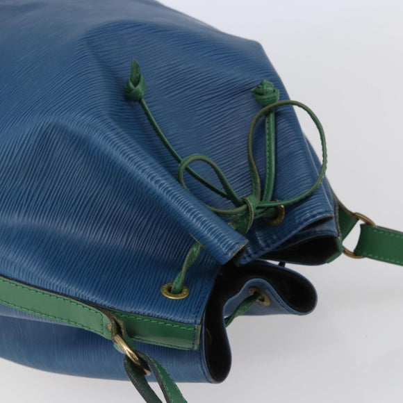 LOUIS VUITTON Epi Noe Shoulder Bag Bicolor Green Blue M44044 LV Auth 144494