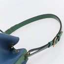 LOUIS VUITTON Epi Noe Shoulder Bag Bicolor Green Blue M44044 LV Auth 144494-8