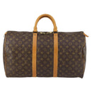 LOUIS VUITTON Monogram Keepall 50 Boston Bag M41426 LV Auth 144497-13