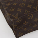 LOUIS VUITTON Monogram Sac Plat Hand Bag M51140 LV Auth 144500-15