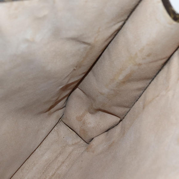 LOUIS VUITTON Monogram Sac Plat Hand Bag M51140 LV Auth 144500