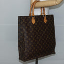LOUIS VUITTON Monogram Sac Plat Hand Bag M51140 LV Auth 144500-19