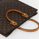 LOUIS VUITTON Monogram Sac Plat Hand Bag M51140 LV Auth 144500-6