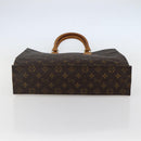 LOUIS VUITTON Monogram Sac Plat Hand Bag M51140 LV Auth 144500-5