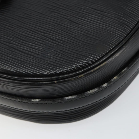 LOUIS VUITTON Epi Jeune Fille MM Shoulder Bag Black M52152 LV Auth 144505