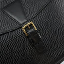 LOUIS VUITTON Epi Jeune Fille MM Shoulder Bag Black M52152 LV Auth 144505-18