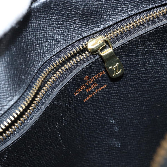 LOUIS VUITTON Epi Jeune Fille MM Umhängetasche Schwarz M52152 LV Auth 144505A