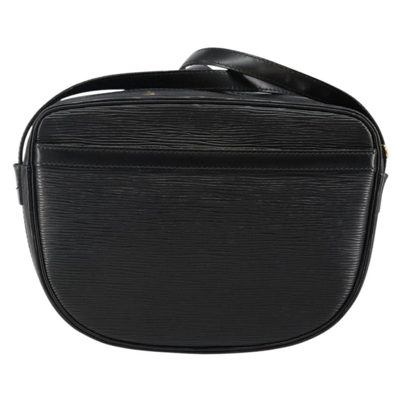 LOUIS VUITTON Epi Jeune Fille MM Umhängetasche Schwarz M52152 LV Auth 144505A