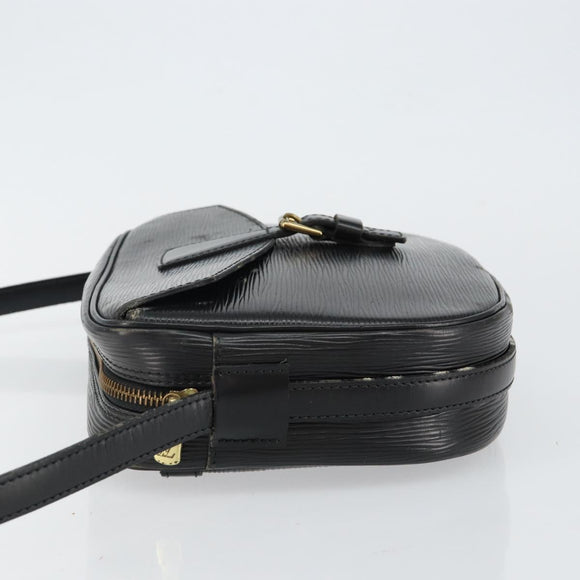 LOUIS VUITTON Epi Jeune Fille MM Umhängetasche Schwarz M52152 LV Auth 144505A