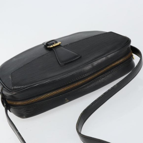 LOUIS VUITTON Epi Jeune Fille MM Umhängetasche Schwarz M52152 LV Auth 144505A