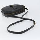 LOUIS VUITTON Epi Jeune Fille MM Umhängetasche Schwarz M52152 LV Auth 144505A-7