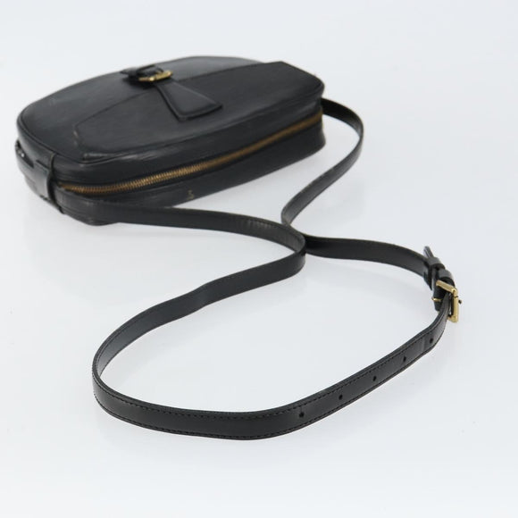 LOUIS VUITTON Epi Jeune Fille MM Umhängetasche Schwarz M52152 LV Auth 144505A