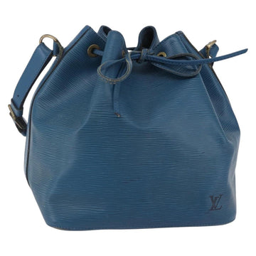 LOUIS VUITTON Epi Petit Noe Shoulder Bag Blue M44105 LV Auth 144506
