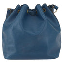 LOUIS VUITTON Epi Petit Noe Shoulder Bag Blue M44105 LV Auth 144506-2