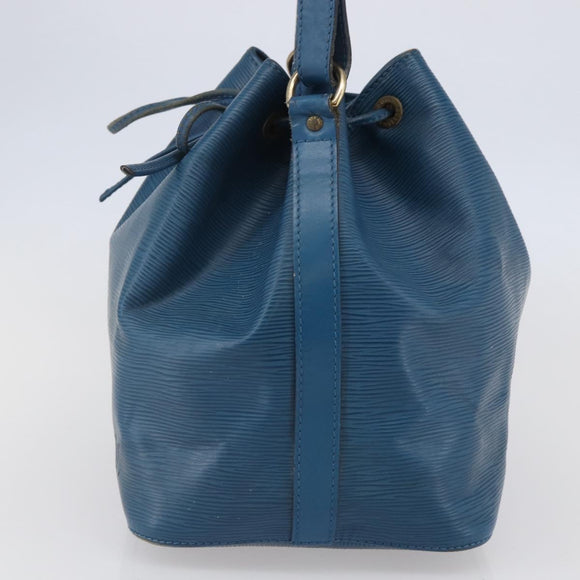 LOUIS VUITTON Epi Petit Noe Shoulder Bag Blue M44105 LV Auth 144506