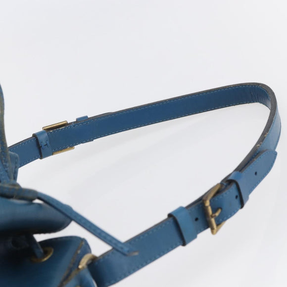 LOUIS VUITTON Epi Petit Noe Shoulder Bag Blue M44105 LV Auth 144506
