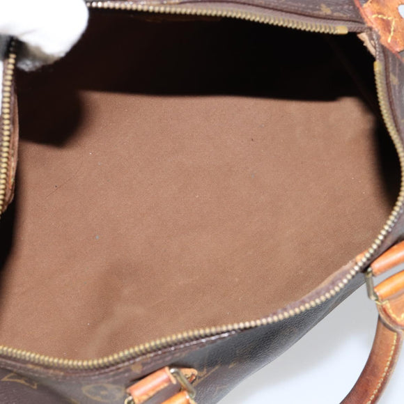 LOUIS VUITTON Monogram Speedy 30 Hand Bag M41526 LV Auth 144509