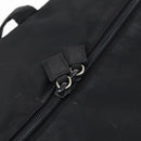 PRADA Travel bag Bag Nylon Black Silver Auth 144511-10