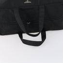 PRADA Travel bag Bag Nylon Black Silver Auth 144511-7