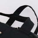 PRADA Travel bag Bag Nylon Black Silver Auth 144511-8