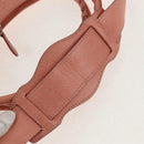 BALENCIAGA The Giant City Hand Bag Leather 2way Pink Silver 173084 Auth 144512V-15