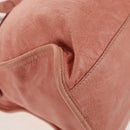 BALENCIAGA The Giant City Hand Bag Leather 2way Pink Silver 173084 Auth 144512V-19