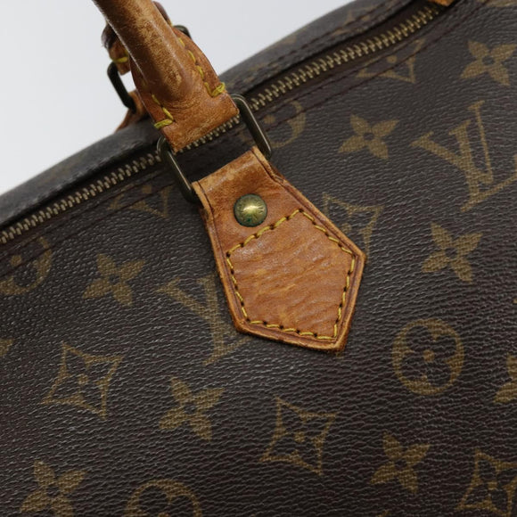 LOUIS VUITTON Monogram Speedy 35 Hand Bag M41524 LV Auth 144514