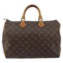 LOUIS VUITTON Monogram Speedy 35 Hand Bag M41524 LV Auth 144514-2