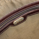 FENDI Zucca Canvas Hand Bag Black Brown Auth 144516-19