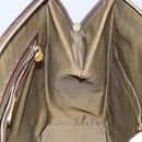 FENDI Zucca Canvas Hand Bag Black Brown Auth 144516-20