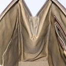 FENDI Zucca Canvas Hand Bag Black Brown Auth 144516-21