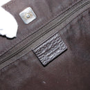 GUCCI GG Crystal Abbey Bag Coated Canvas Outlet Beige Gold 268639 Auth 144520-17