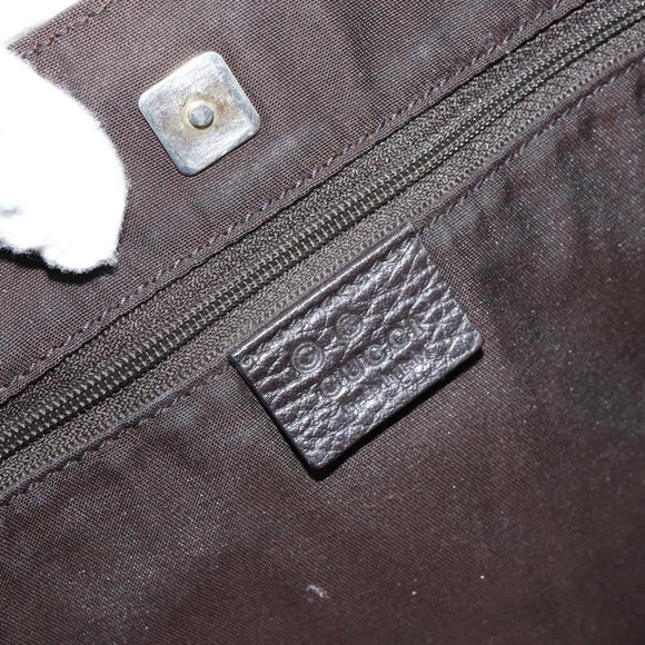 GUCCI GG Crystal Abbey Bag Coated Canvas Outlet Beige Gold 268639 Auth 144520