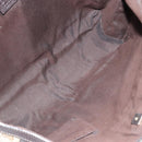 GUCCI GG Crystal Abbey Bag Coated Canvas Outlet Beige Gold 268639 Auth 144520-18