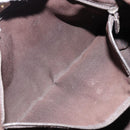 GUCCI GG Crystal Abbey Bag Coated Canvas Outlet Beige Gold 268639 Auth 144520-21