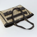 GUCCI GG Crystal Abbey Bag Coated Canvas Outlet Beige Gold 268639 Auth 144520-6