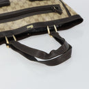 GUCCI GG Crystal Abbey Bag Coated Canvas Outlet Beige Gold 268639 Auth 144520-7